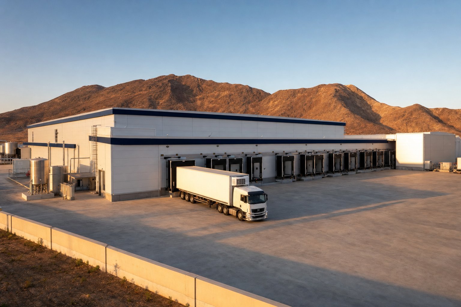 Exterior of the Kabul production and cold storage site